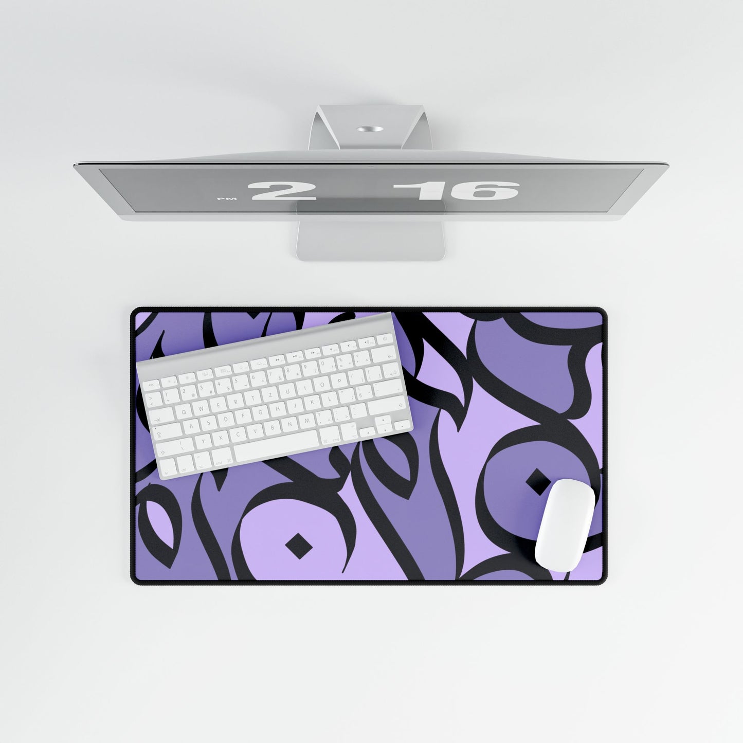 Amethyst Bloom Desk Mat