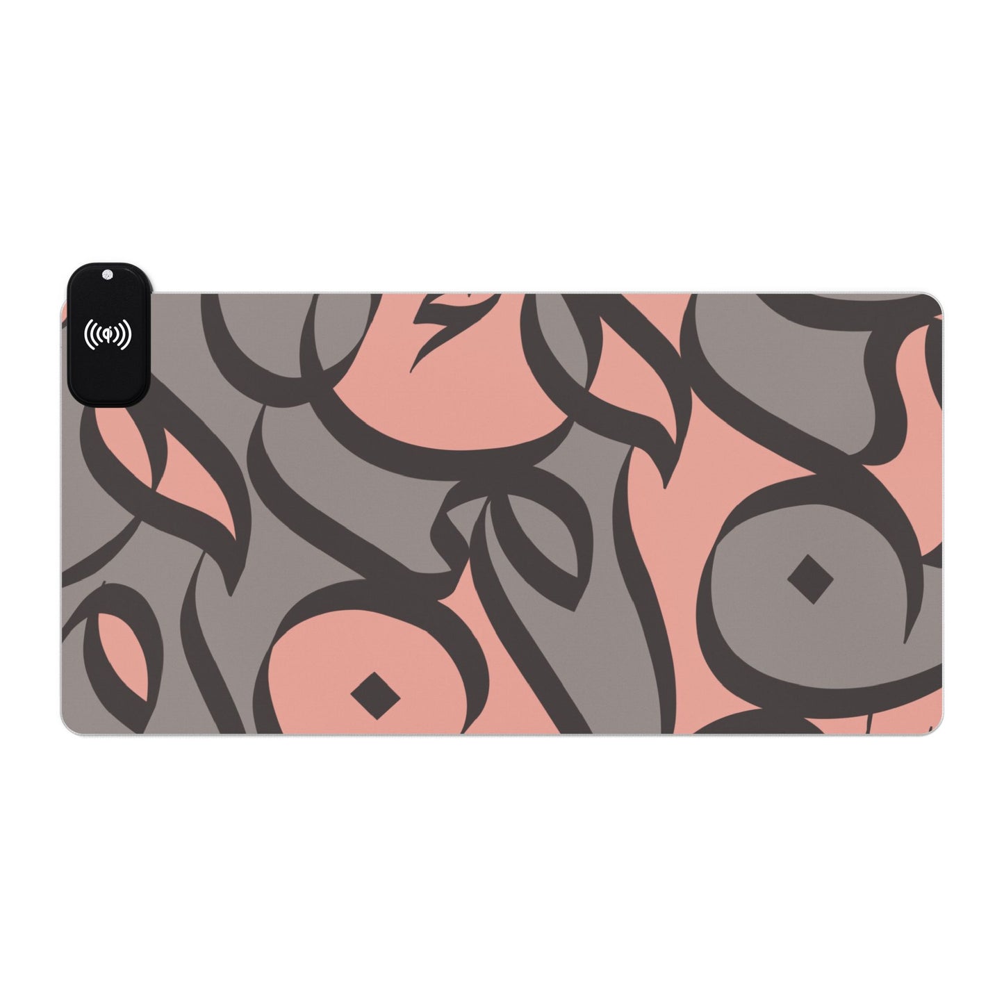 Concrete Rose LED Desk Mat