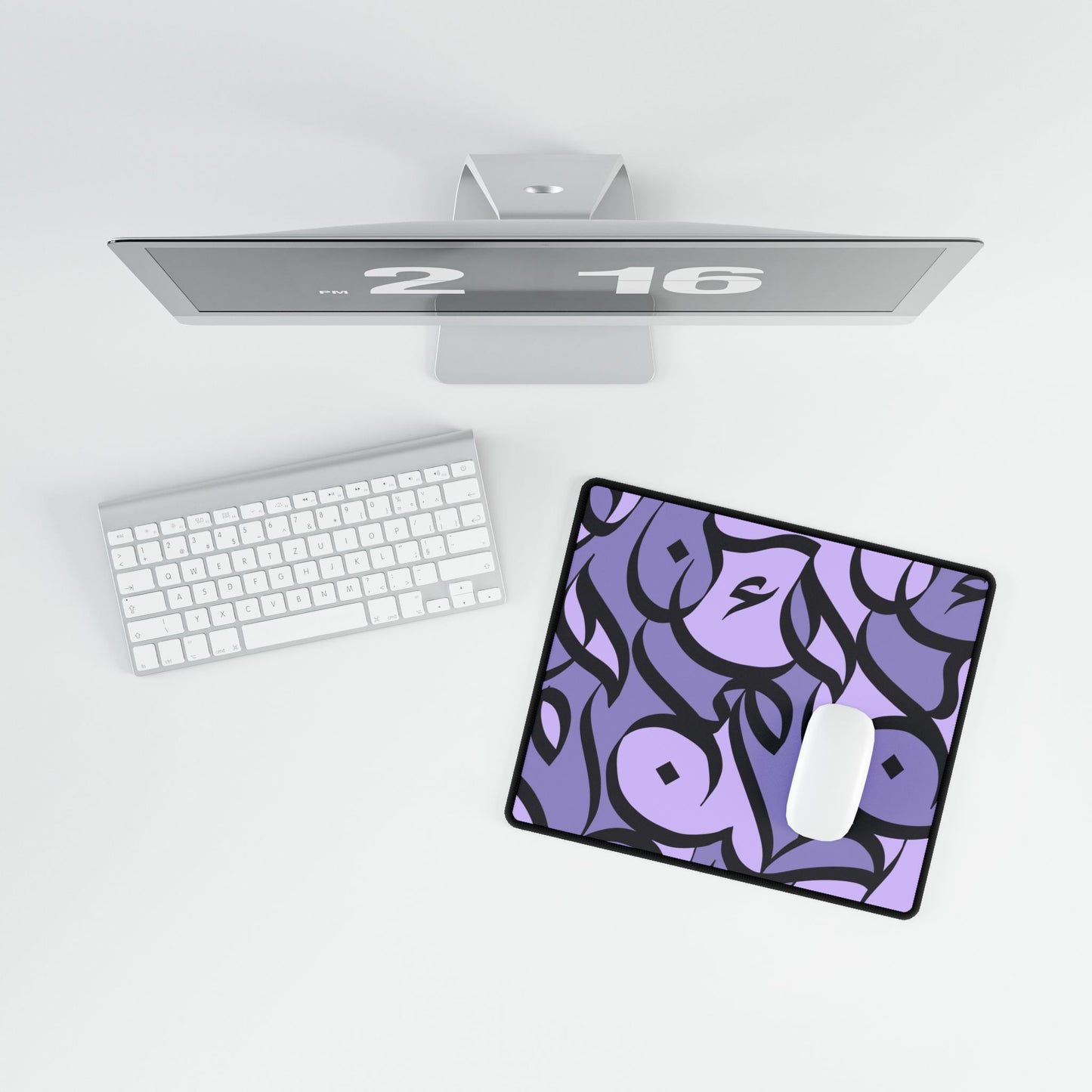 Amethyst Bloom Desk Mat