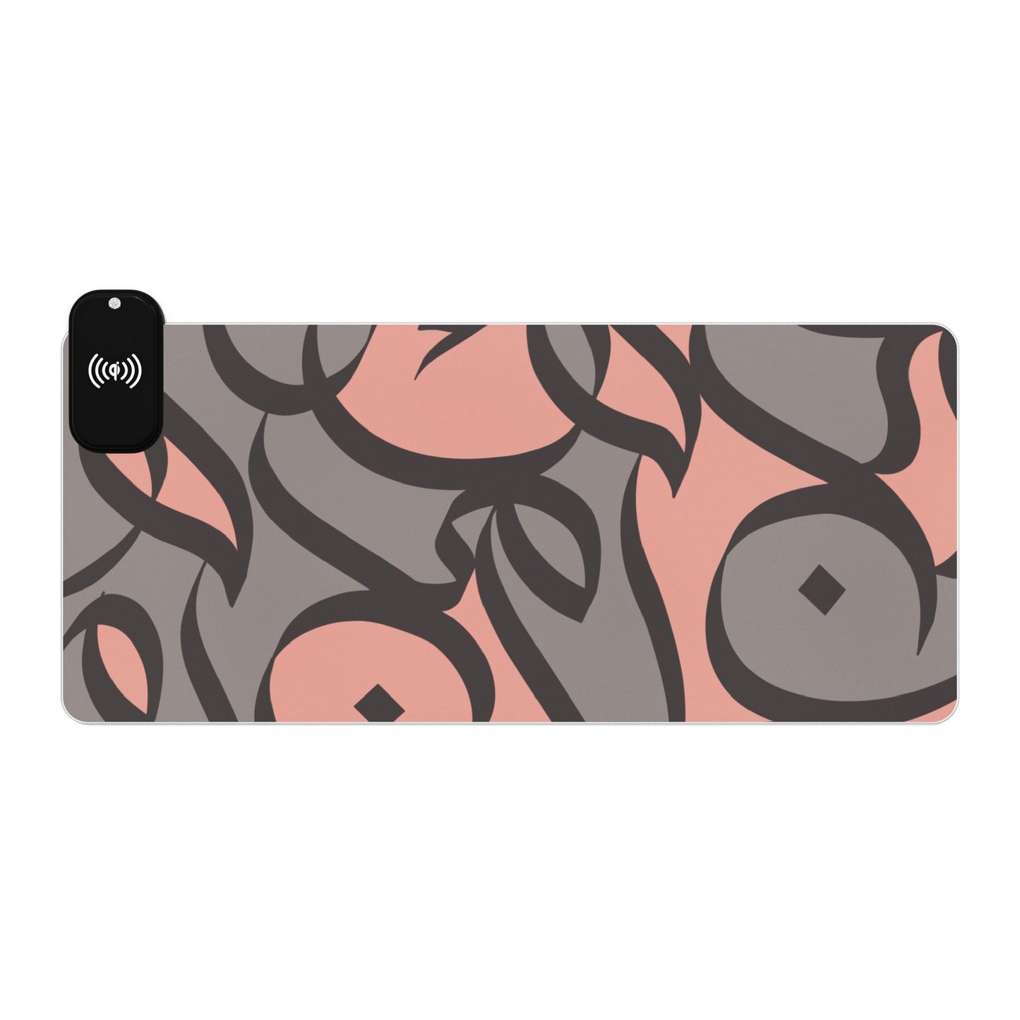 Concrete Rose LED Desk Mat