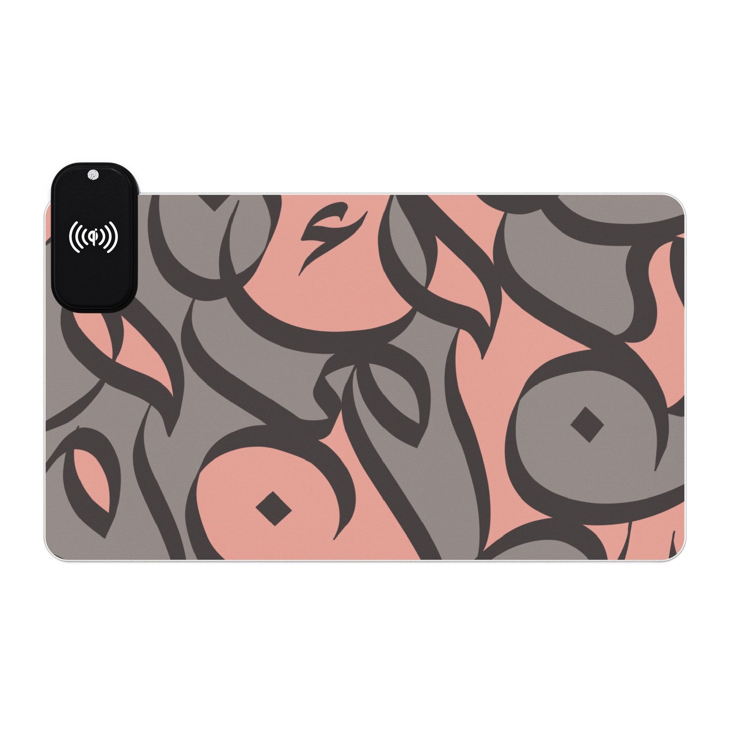 Concrete Rose LED Desk Mat