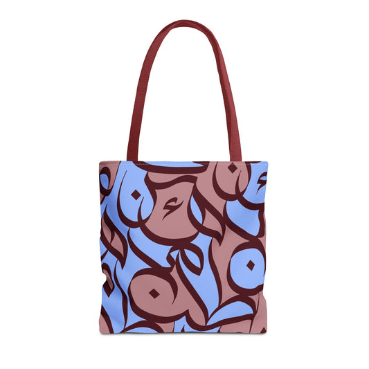 Crimson Breeze Tote Bag